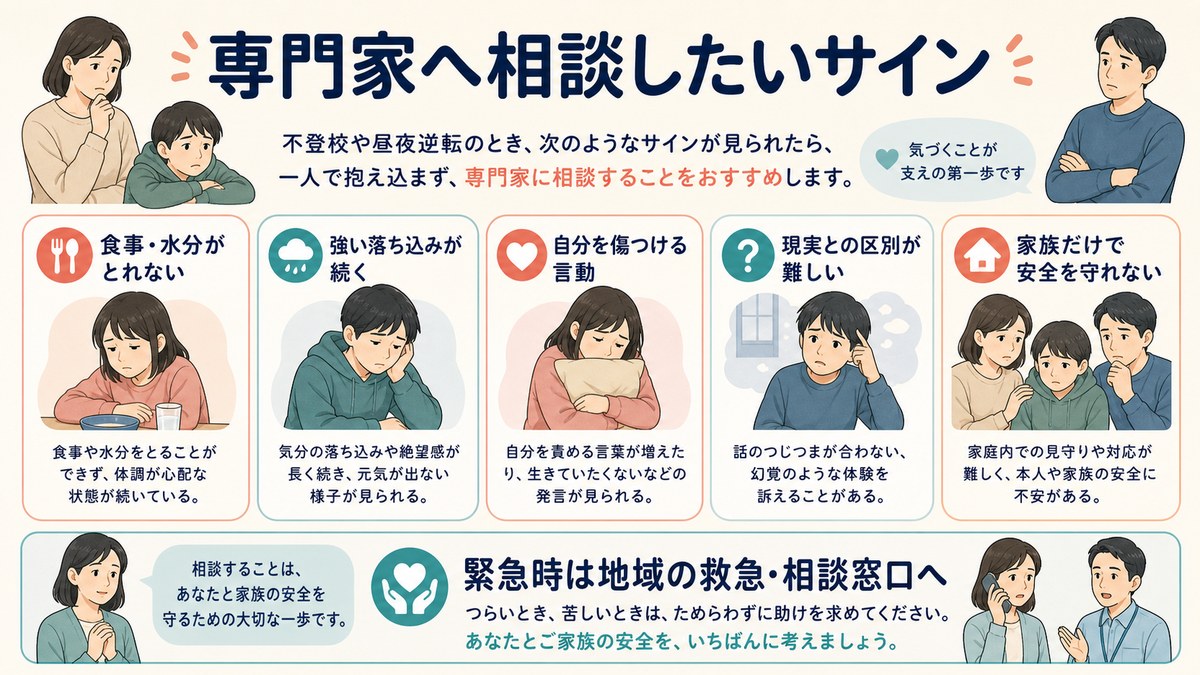 日本人の医師に相談する保護者