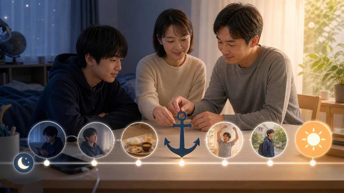 命綱を残して生活の錨を足す家族
