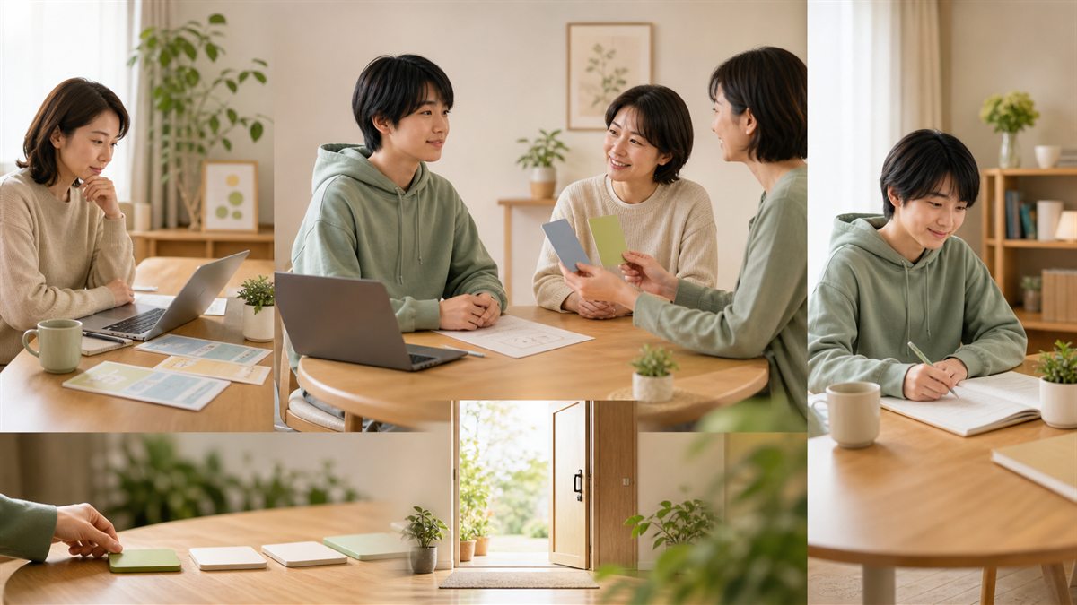 体験を本人が受け感触を確かめて小さく学習支援を始める親子