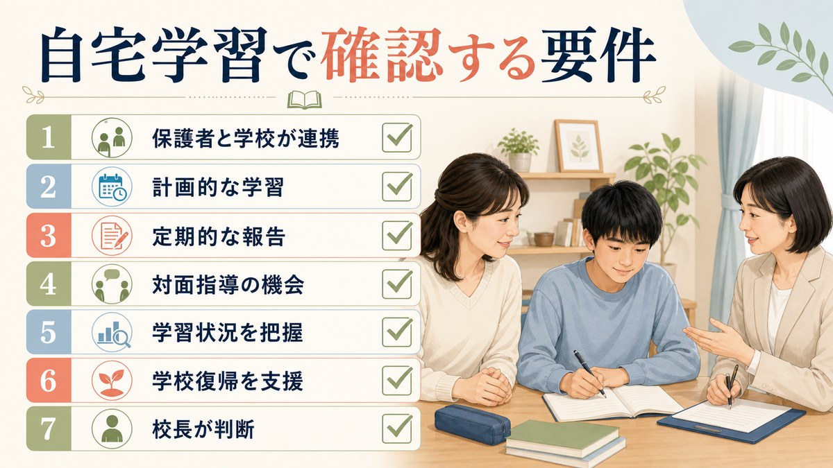 家校連携・ICT・対面・計画・記録・通所困難・教育課程接続の要件