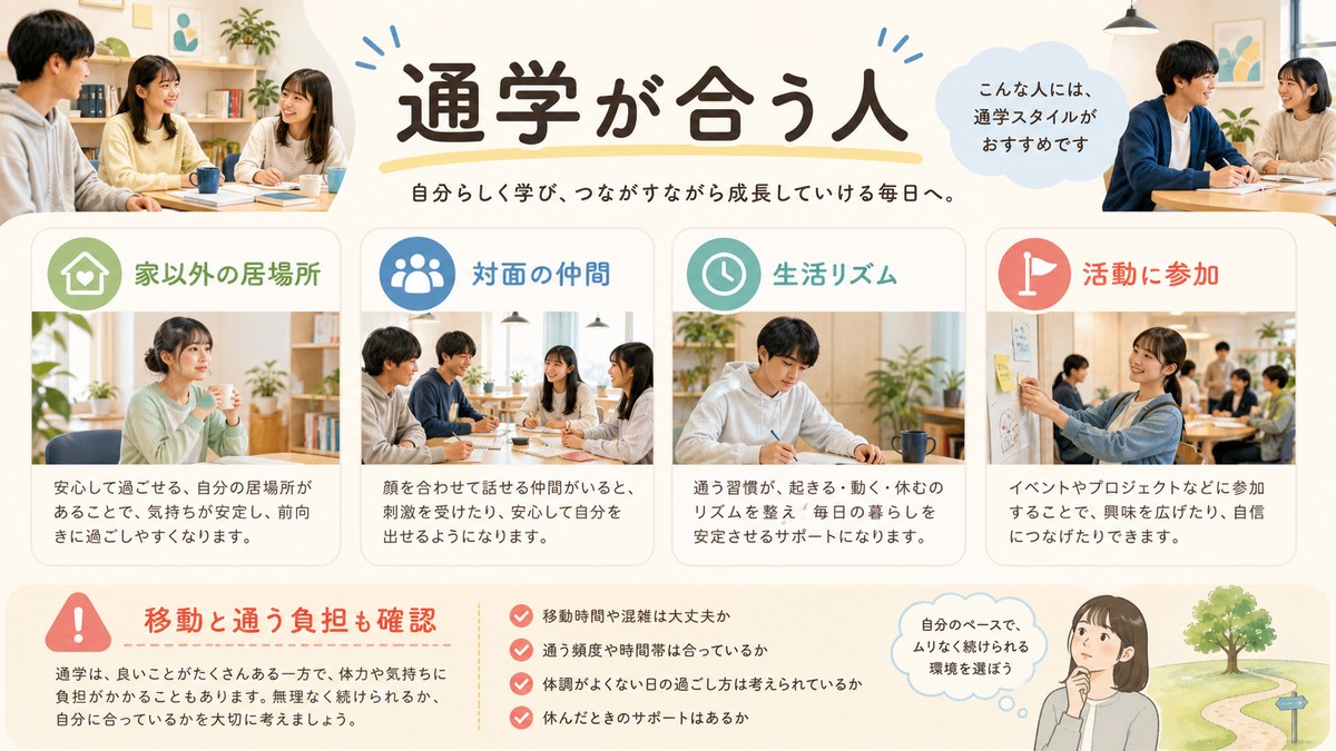 キャンパスで仲間と学び選考過程と費用層を確認する高校生