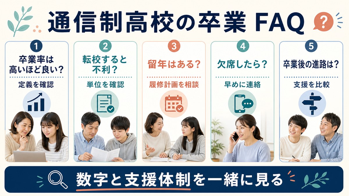 卒業延期・在籍延長・不登校明け・転入・卒業後を相談する家族