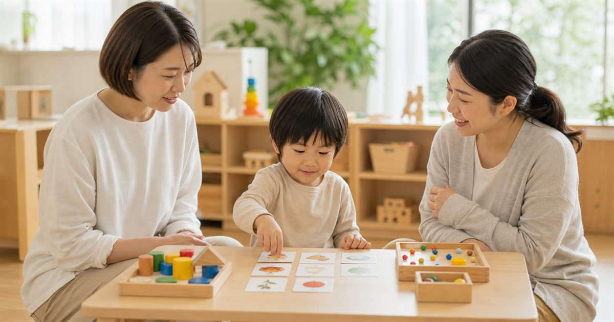 子どもに合う活動と環境を親・支援者が一緒に整える療育