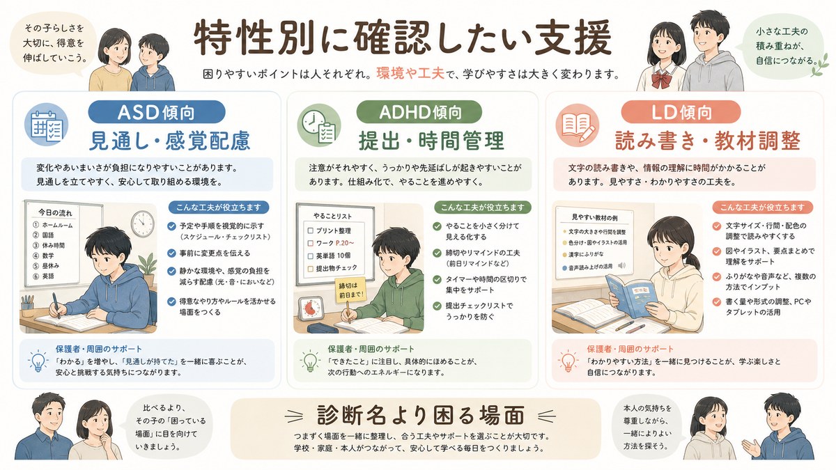 受け入れのみ・研修対応・専門連携という支援体制の違い