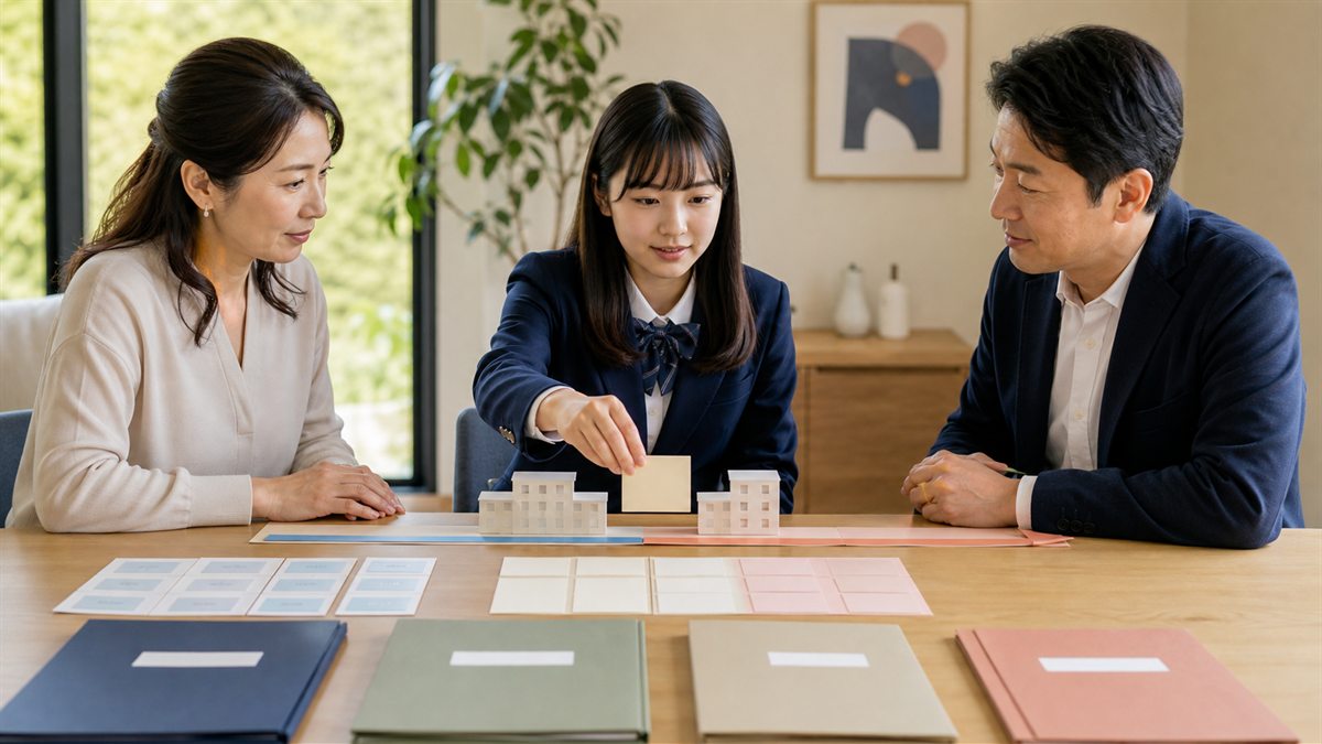 在籍をつなぎ単位見込みと複数校の回答を比べて転入を決める親子