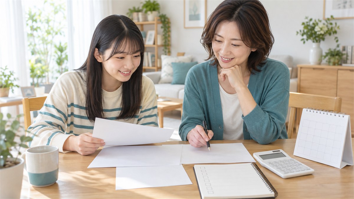 募集要項とチェックリストで学費の見通しを整える日本人の親子