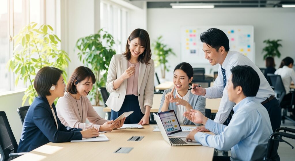 ココルポートを利用して多様な職場で働く人々