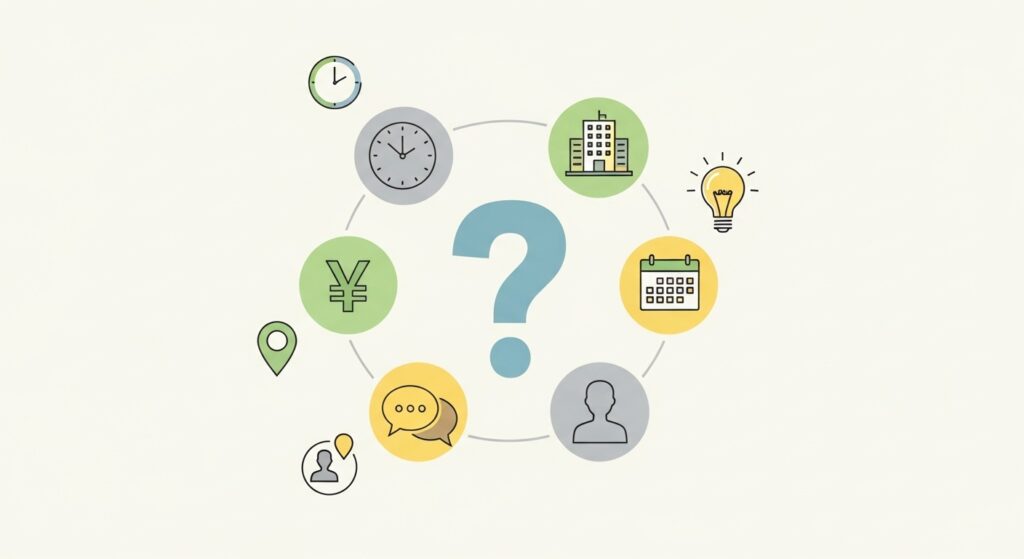 cocorport-faq-section-graphic よくある質問のグラフィックアイコン