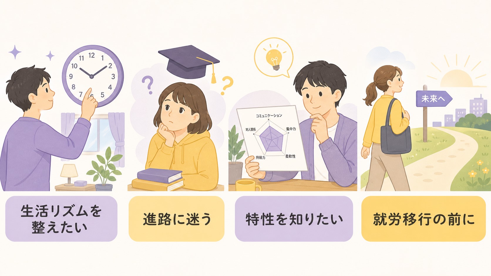 ココルポートカレッジはこんな人におすすめ【対象者・選び分け】
