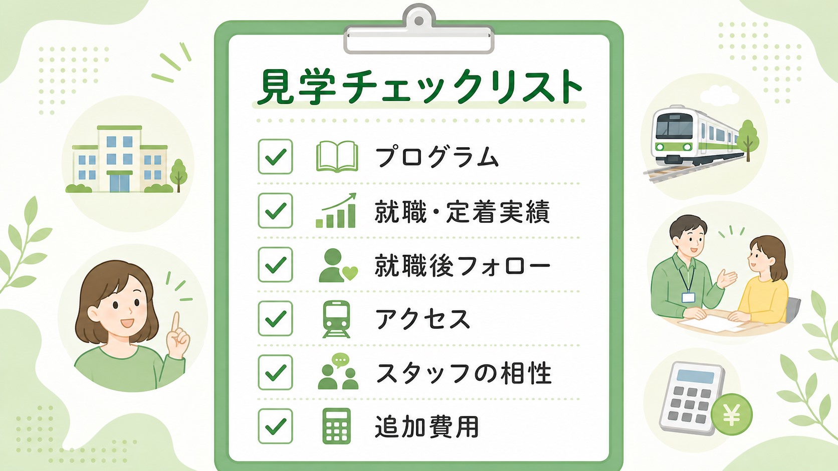 見学で確認したいチェックリスト