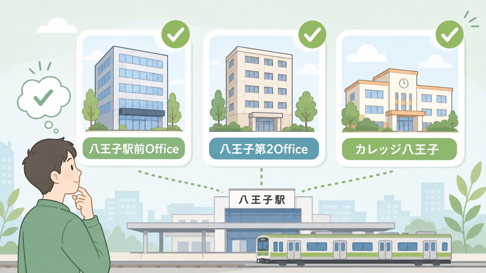 八王子・多摩エリアでどの事業所を見学する?