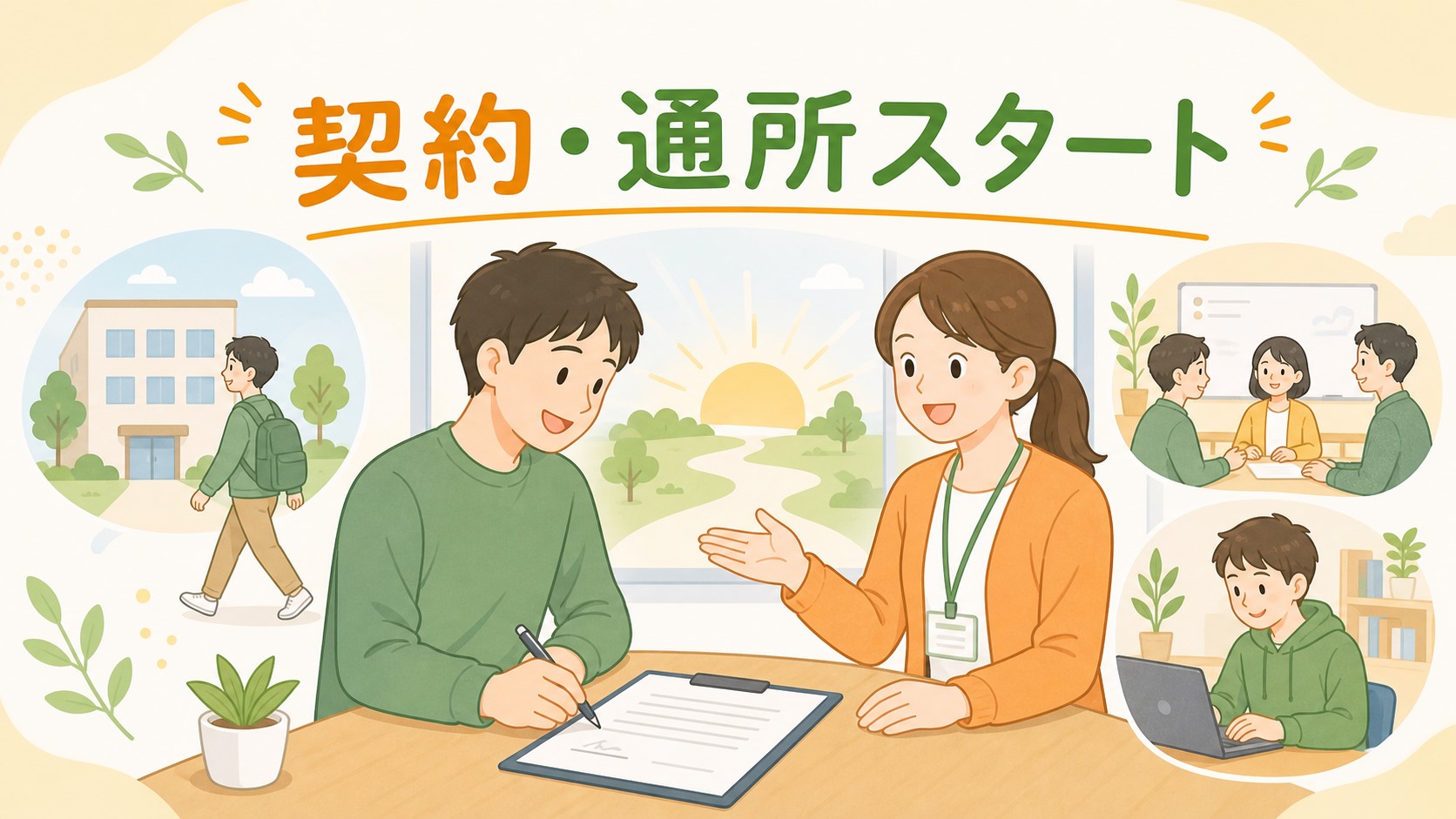 ステップ5:利用契約・通所開始