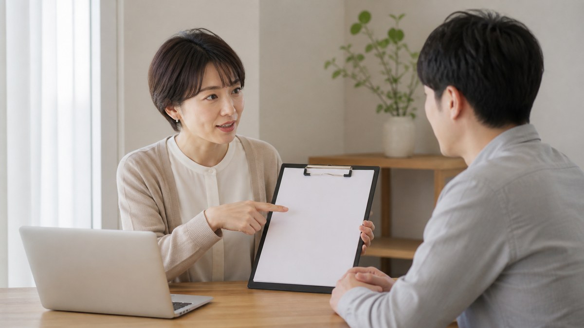 就労移行支援の疑問をチェックリストで相談する日本人の利用検討者